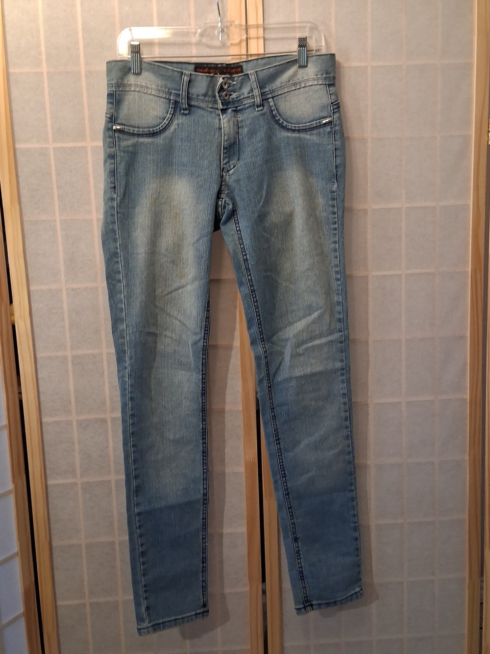 Mohave Gell Light Blue Skinny Jeans with Stretch Waistband Size 29
